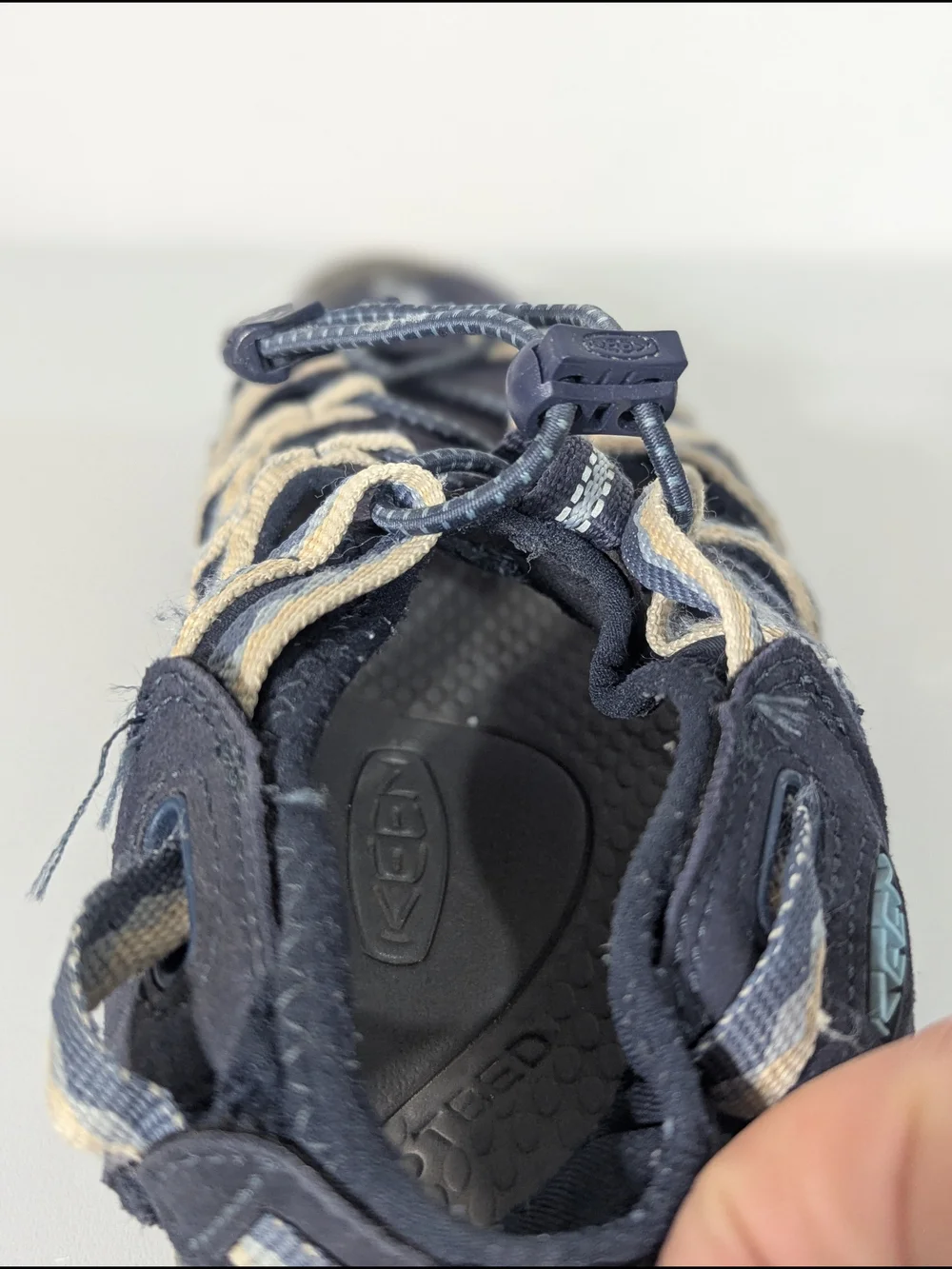 KEEN Newport H2 Women's Sport Hiking Water Sandals Navy Blue Size 8.5 Waterproof